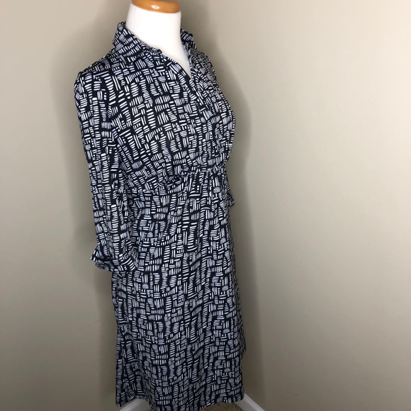 SOLD!! Black and White Maternity Dress - Picture 6 of 11